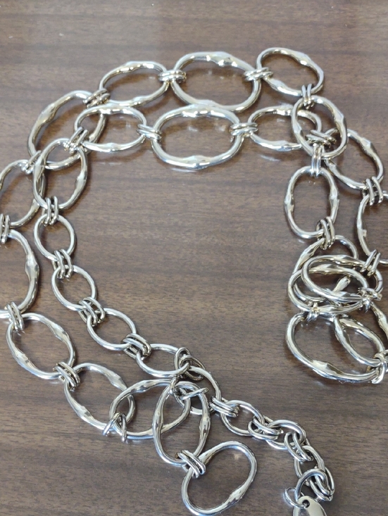 LC Lauren Conrad Jewelry - Lauren Conrad Silver Link Chain Belt
